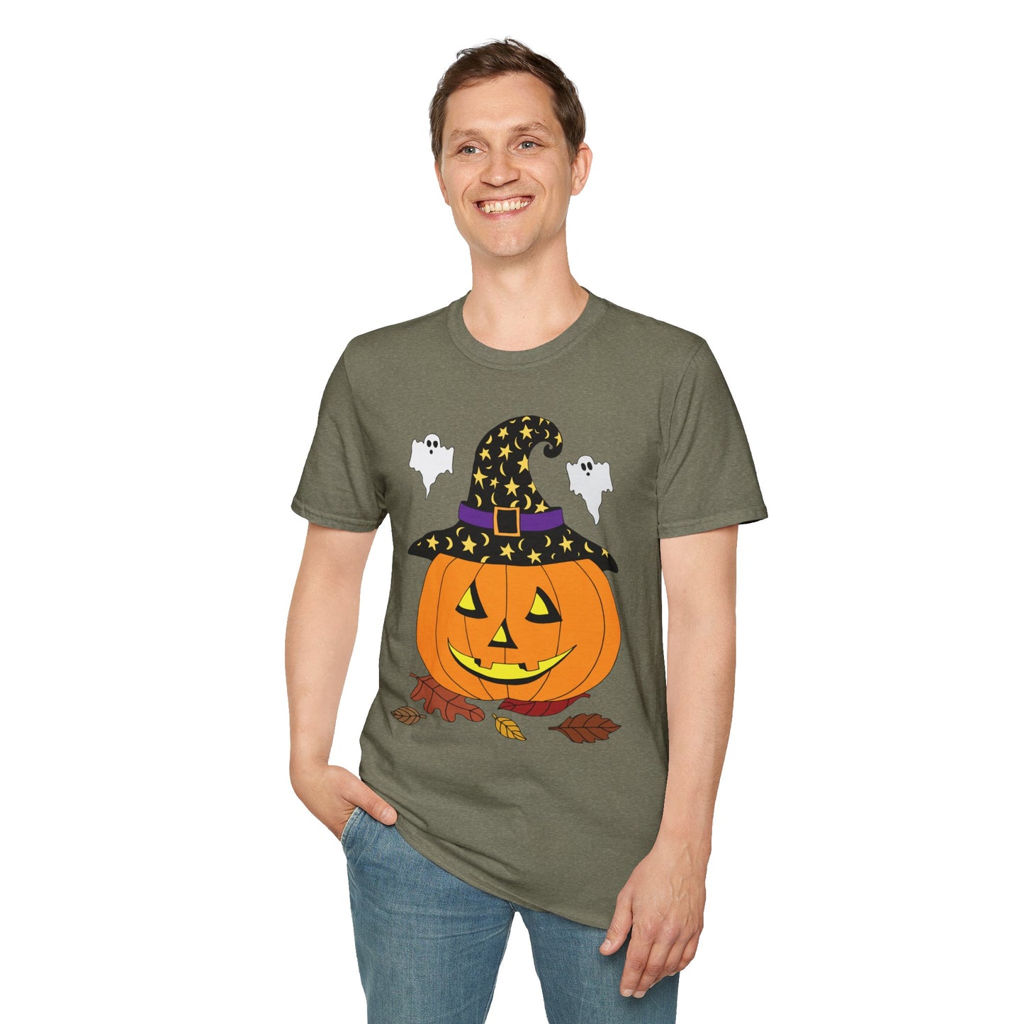 Halloween Jack O'Lantern Unisex Softstyle T-Shirt