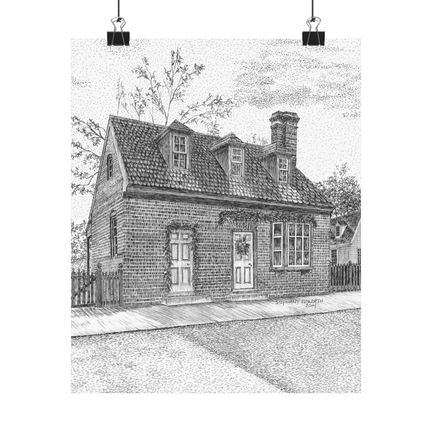 Colonial Williamsburg's Mary Stith House Matte Vertical Posters