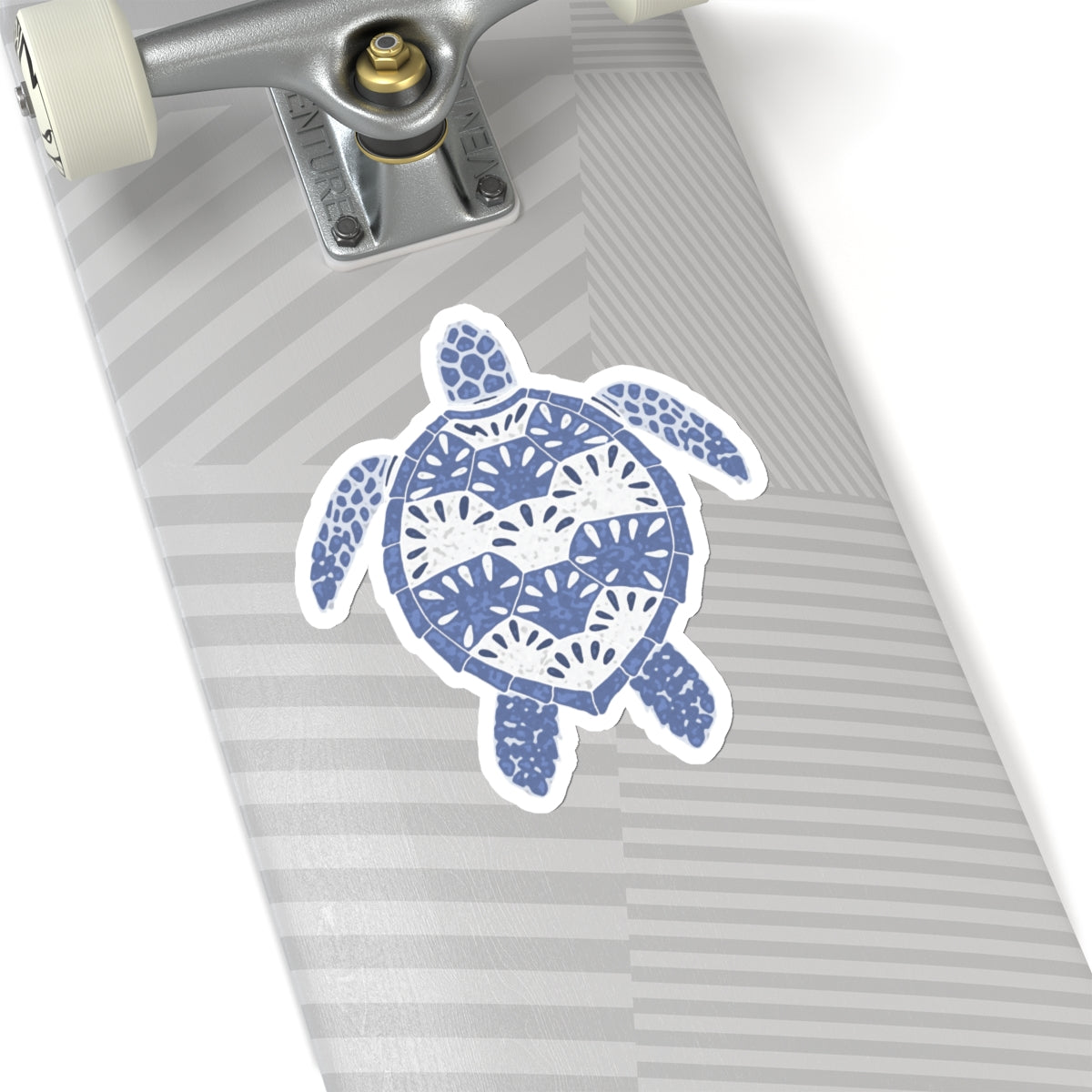 Stylized Sea Turtle Kiss-Cut Stickers