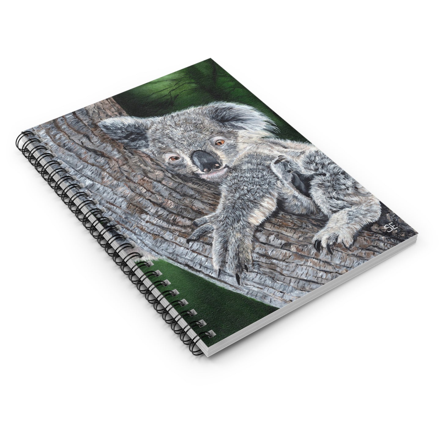 Koala Spiral Notebook — Ruled Journal for Wildlife Lovers