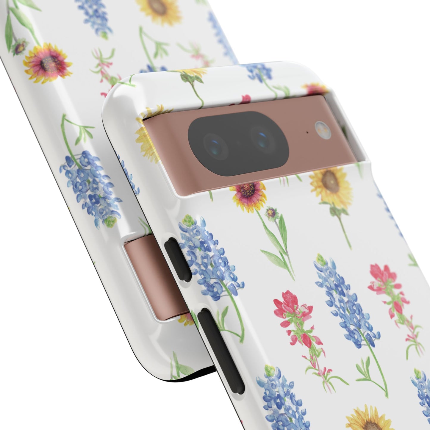 Texas Wildflower Pattern Tough Phone Cases