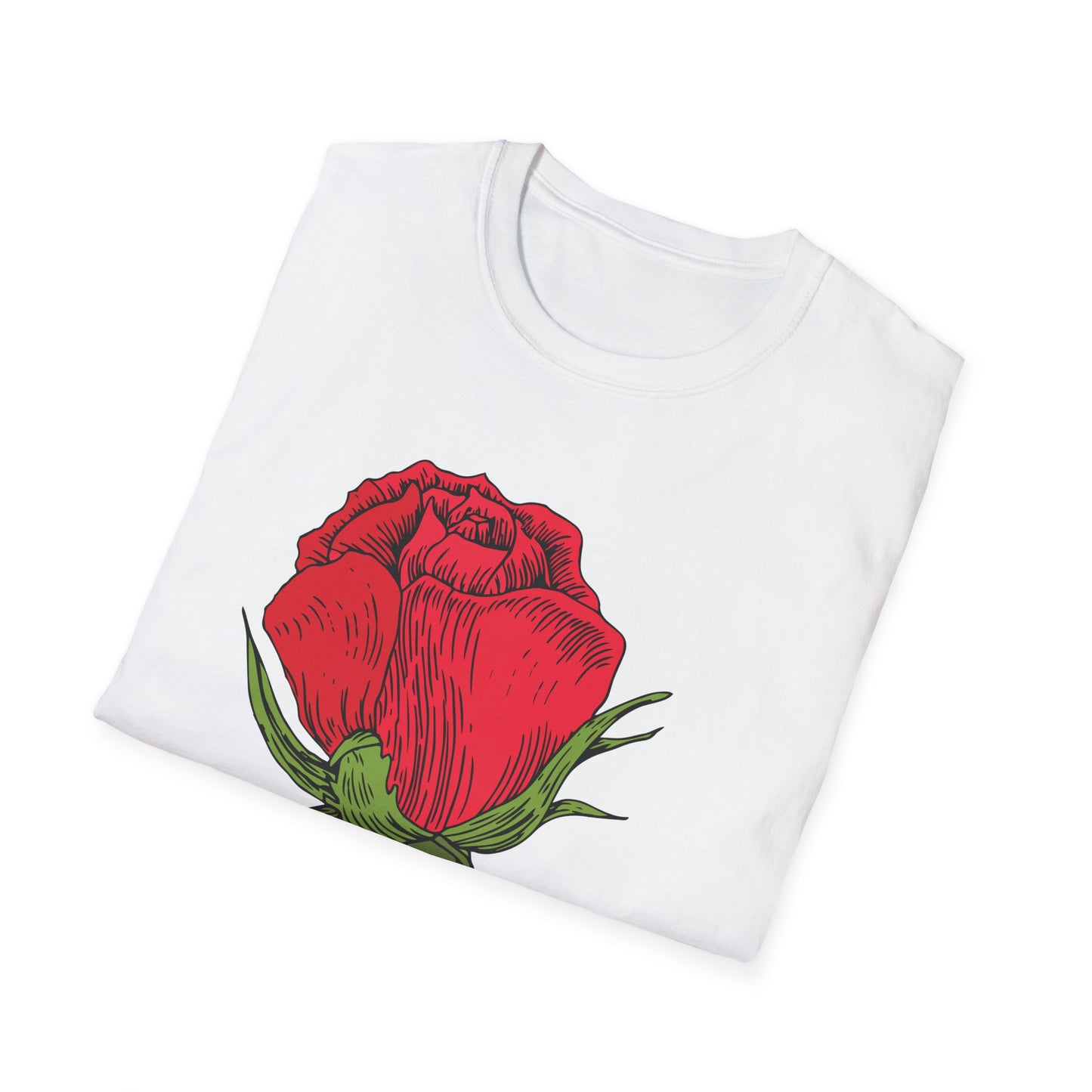 Rose Unisex Softstyle T-Shirt