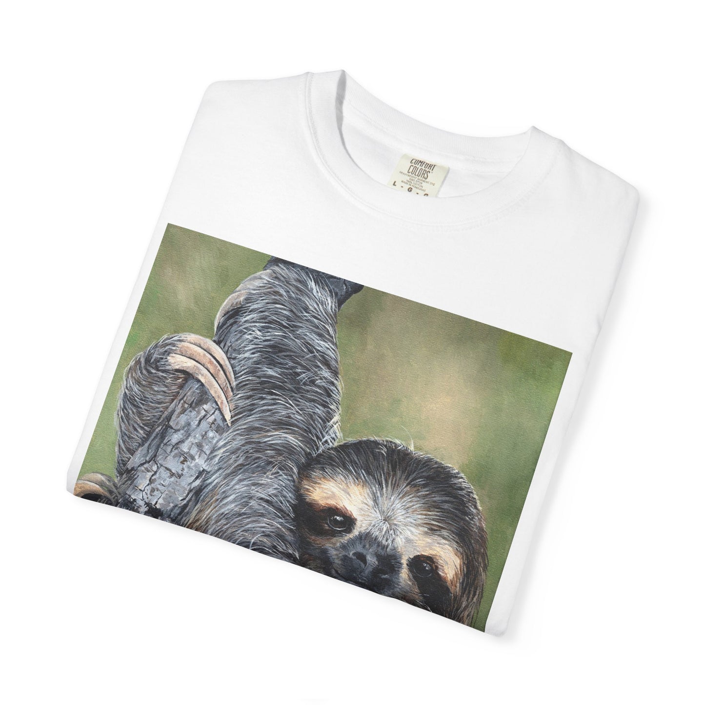 Unisex Garment-Dyed Sloth T-shirt