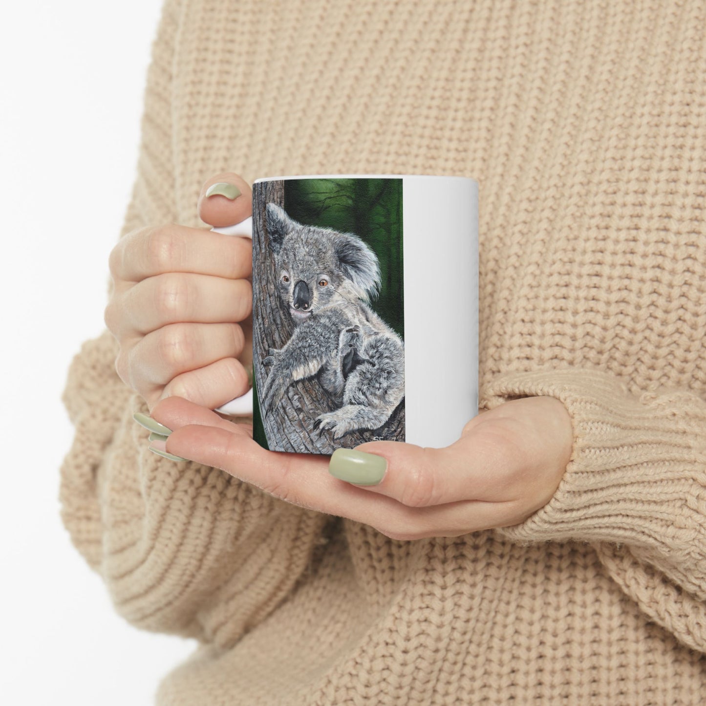 Koala Ceramic Mug — Cute Koala Coffee Cup (11oz, 15oz)