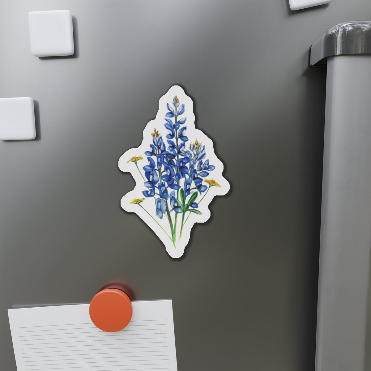 Bluebonnet and Wildflowers Die-Cut Magnets