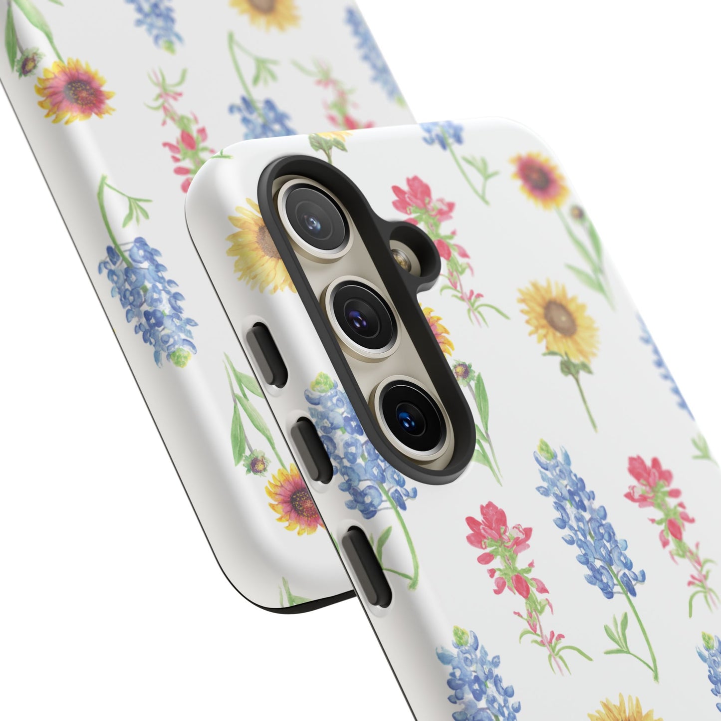 Texas Wildflower Pattern Tough Phone Cases