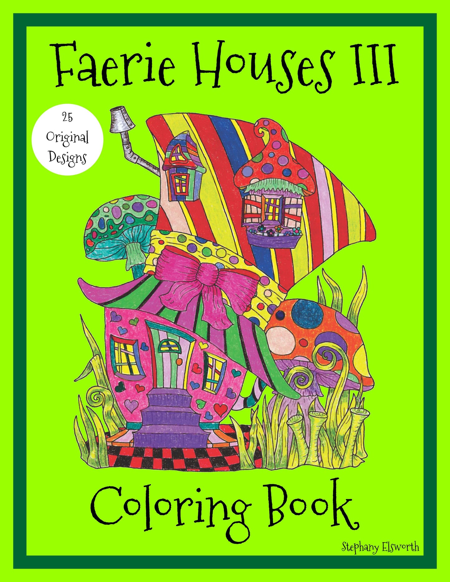 Faerie Houses III PDF Instant Download Coloring Book