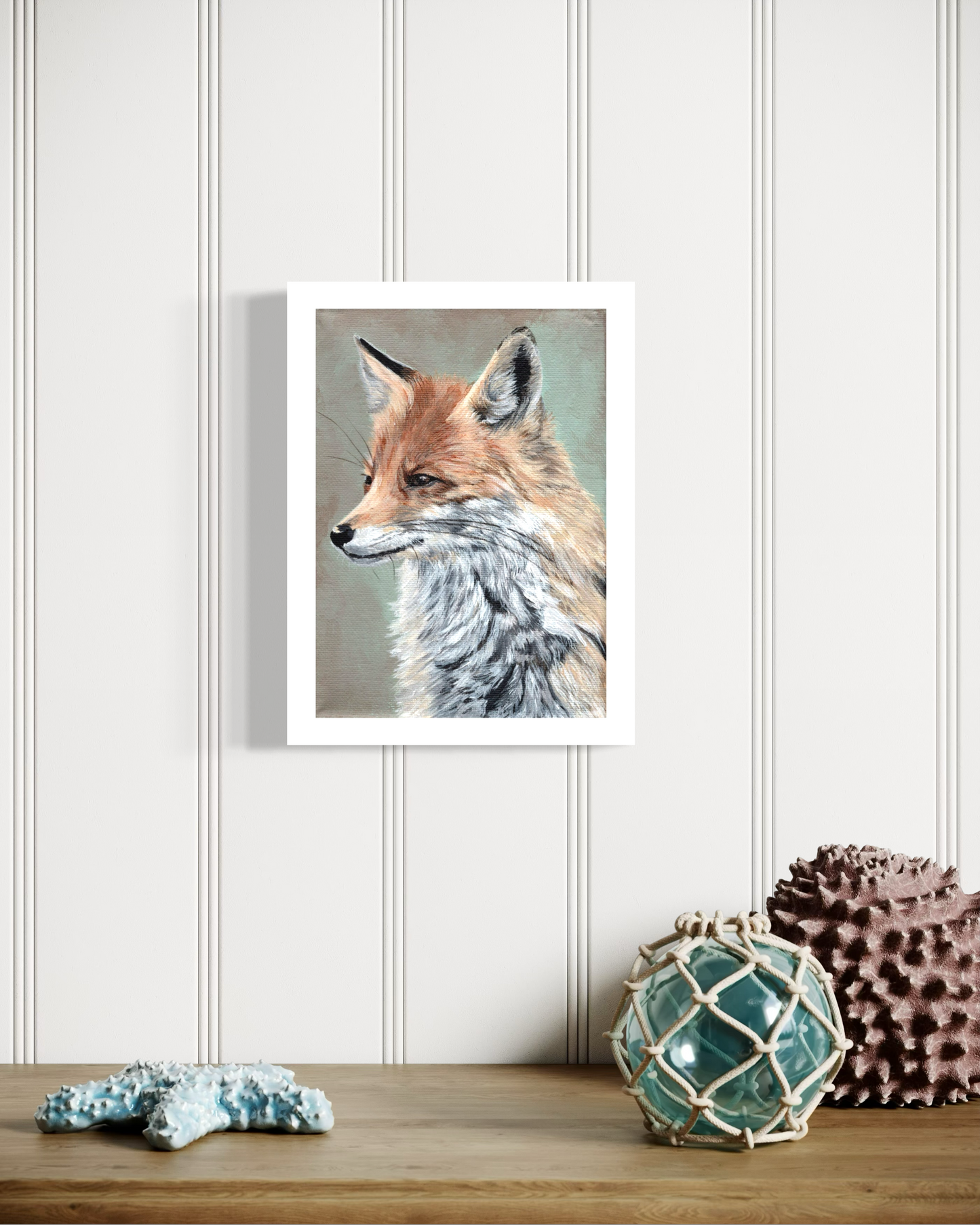 Fox Portrait 6 x 8 inch Giclee Print