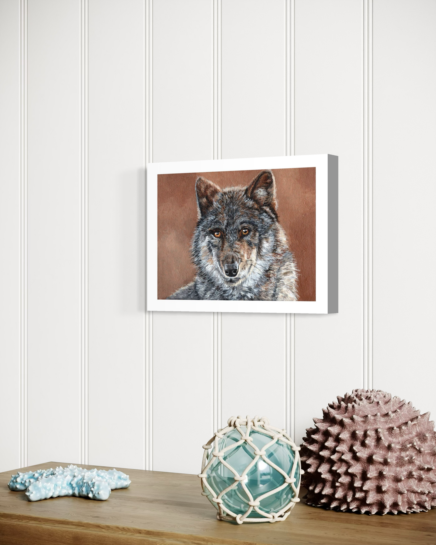 Wolf Portrait 8 x 6 inch Fine Art Giclee Print