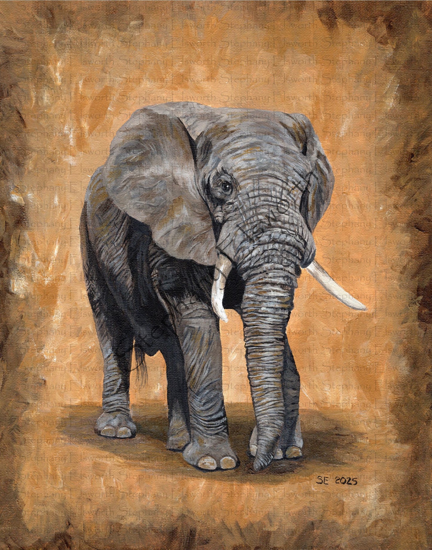 Elephant Giclee Fine Art Print